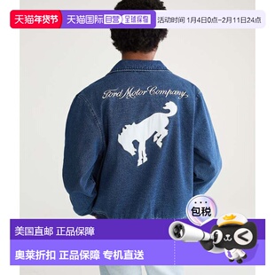 自营Aeropostale Ford Bronco Denim Jacket - denim 986 美国奥