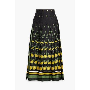 印花斜纹丝绸中长半身裙 女士 B3RA5M6558 华伦天奴 Valentino