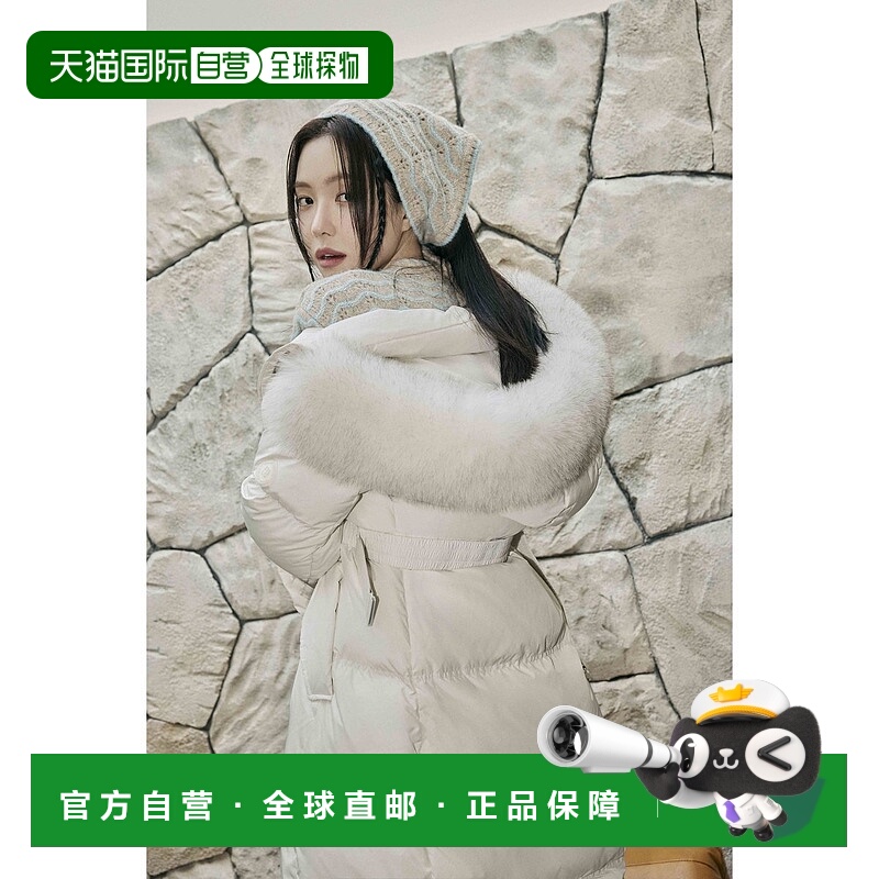 韩国直邮JJ JIGOTT 狐狸毛修身长鹅毛衣 GPCM2PDW11