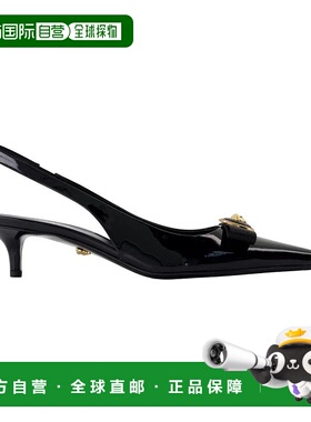 香港直邮VERSACE 女士高跟鞋 10198501A08983 AW2025 黑色 Versac