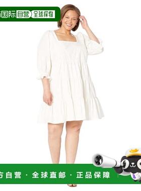 自营Women's Madewell Poplin Lizzie Dress Lighthouse Ruffle H