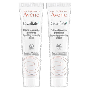 欧洲直邮Avene雅漾Cicalfate修复霜大白霜敏肌舒缓100ml2支装正品
