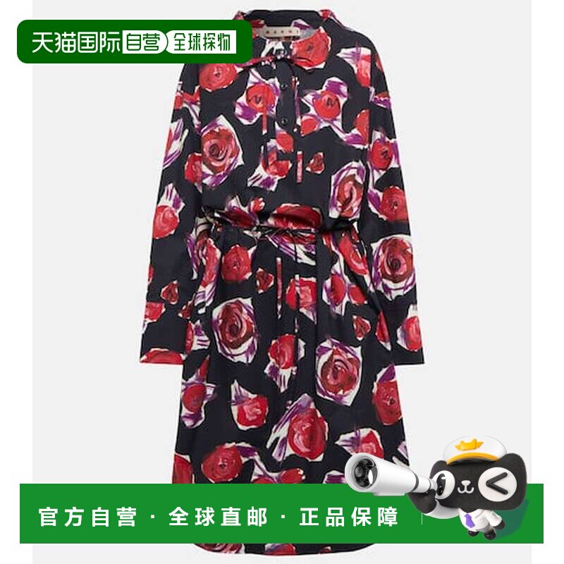 香港直邮Marni玛尼女士中长连衣裙