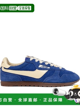 香港直邮AUTRY 男士运动鞋 WSLMUB19BICRUT AW2025 蓝色德训鞋