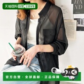 透明感杨柳衬衫 日本直邮GeeRA 大码 R04609EW14110