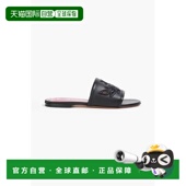 香港直邮Thom 女士 Browne 1h可退 汤姆 布朗 刺绣皮质凉拖 FFF17