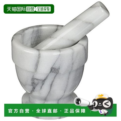 【日本直邮】Ebm大理石乳钵结实坚固厨具捣蒜捣药使用方便100*100