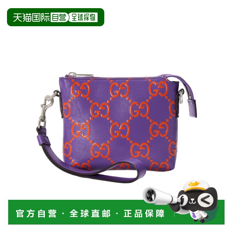 自营1h可退 Gucci 印花压纹小号单肩包 723314AABDQ古驰
