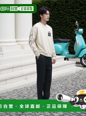 香港直邮Off-White 男士 logo标识卫衣 OMBA054S24FLE009长袖套头