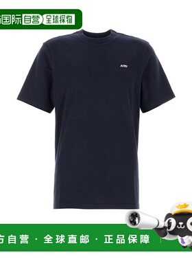 1h可退 香港直邮AUTRY 男士 深蓝棉质T恤 TSPMA7CB blue蓝色 舒适