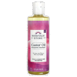 香港直邮Heritage Store蓖麻油冷榨技术营养强韧浓密240ml正品