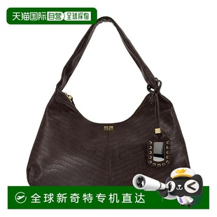 AW2025 女士手提包 1h可退 A6801 Ganni 香港直郵GANNI 深棕色