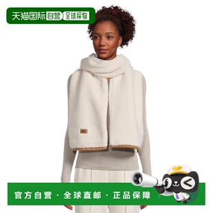 1h可退 香港直邮Ugg 女士 fluff 圆齿边围巾