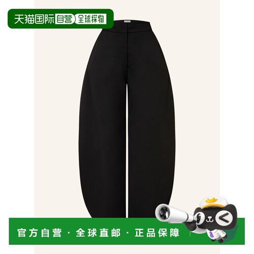 香港直邮ALAIA 女士休闲裤 100298899713000 CO 黑色 PETAL pants