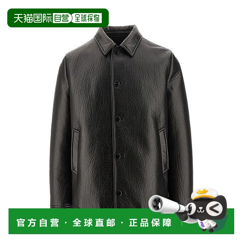 1h可退 香港直邮Prada 普拉达 男士 CABAN 软羊皮夹克 UPS683SOOO
