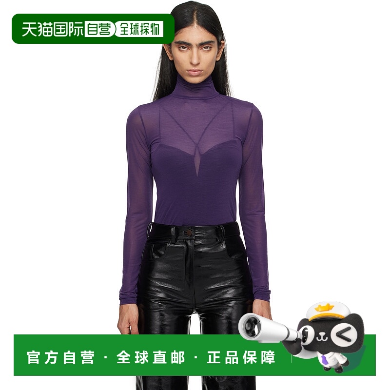 1h可退 香港直邮潮奢 16arlington 女士 紫色 Isse 高领衫 T306A