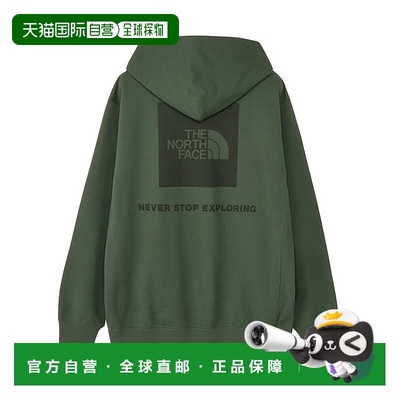 日潮跑腿The North Face北面 男女款后背方形徽标连帽衫卫衣