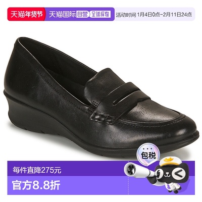 欧洲直邮Ecco  FELICIA 女士鞋子乐福鞋 21732301001爱步一脚蹬