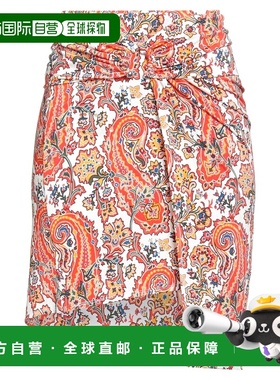 香港直邮Rabanne 女士 迷你半身裙 orange橙色 舒适时尚