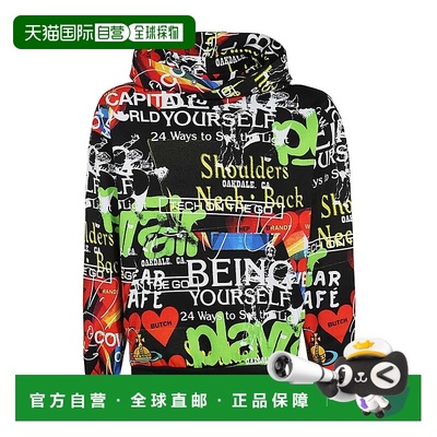 香港直邮Vivienne Westwood 长袖连帽卫衣 3I010003J005BG0