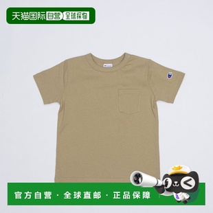 T恤 左胸带口袋 日本直邮 短袖 儿童半袖 T303 Champion