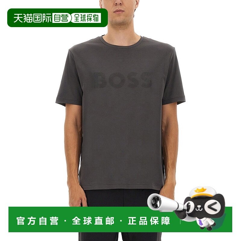 1h可退 香港直邮BOSS 波士 男士 带LogoT恤 5054379610273431027