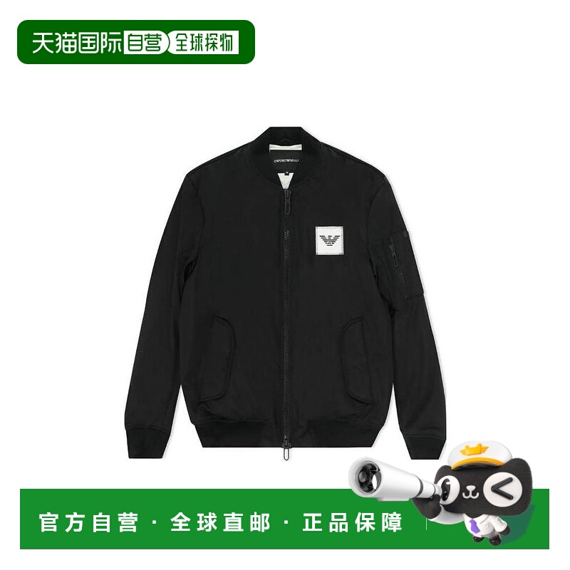 香港直邮Emporio Armani 徽标贴休闲夹克 6G1BB41NPKZ