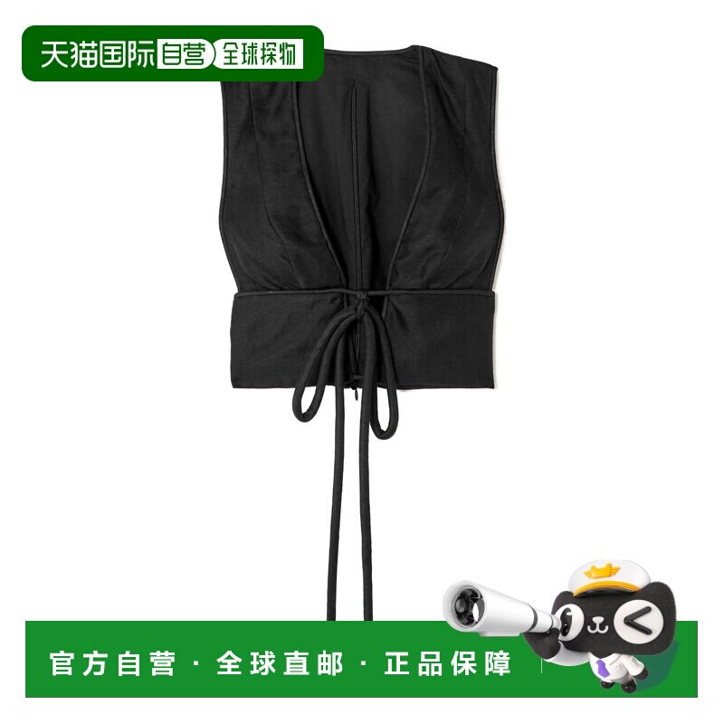 1h可退 香港直邮ZIMMERMANN 女士马甲 9196TMATPS24BLK AW2023 黑 - 实物图