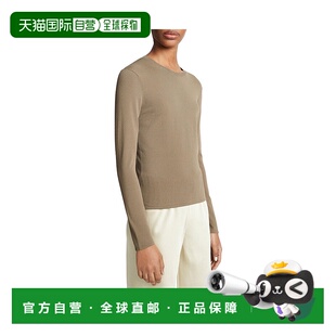 女士 舒适时尚 圆领上衣 green绿色 V032879543 香港直邮VINCE