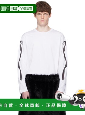 1h可退 香港直邮Simone Rocha 蒙娜 罗莎 男士 白色 Ribbon Bow T