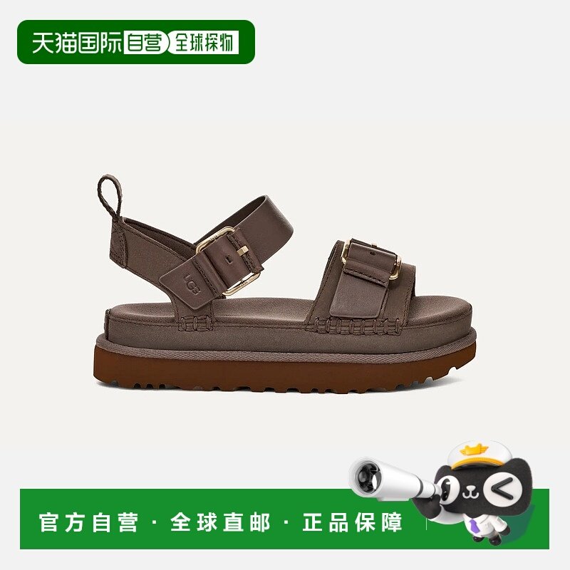 自营欧洲直邮UGG Goldenstar女士深棕色凉鞋,女鞋,罗马凉鞋,淘宝优惠券,粉丝福利购,淘宝优惠卷