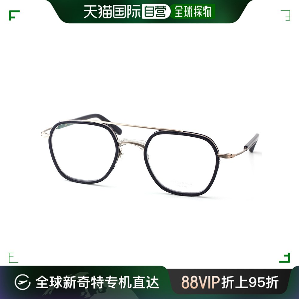 香港直邮MASUNAGA增永眼镜日本手工GMS115复古双梁钛近视眼镜框男