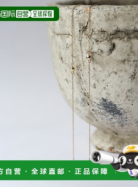 1h可退 日本直邮cui-cuiK10黄金迷你镜面球吊坠项链783633cuicui