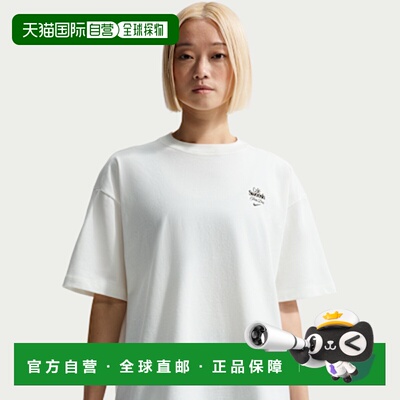 日本直邮Nike  Sportswear 宽松圆领套头短袖 T恤 女款耐克