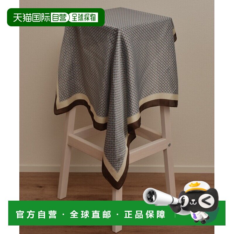 日本直邮resonance 女士 多用丝滑质感方巾 多种系法可选 TK20781 - 实物图