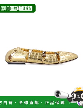 香港直邮CHLOÉ 女士靴子 CHC25S08JQO9DA SS2025 金色 Luca balle