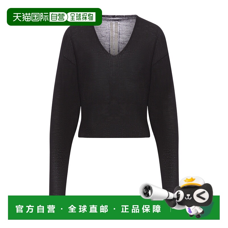 1h可退 香港直邮RICK OWENS 女士针织衫 RP02E4665M09 AW2025 黑