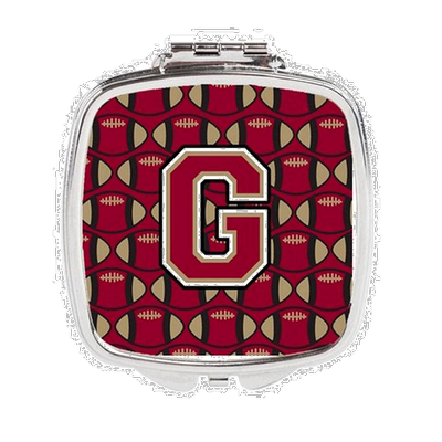 自营 Carolines Treasures CJ1078-GSCM 字母 G 足球石榴石和金色