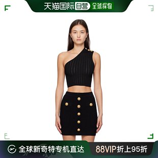 黑色 AF0AA2 巴尔曼 香港直邮潮奢 女士 上装 Balmain Asymmetric