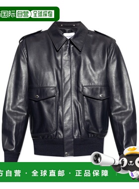 香港直邮Givenchy 长袖皮夹克 BM01DV61UQ