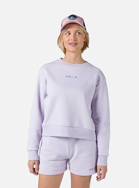 Rossignol 女士刺绣 Rossignol 运动衫（迷雾紫） RLMWS0833B00L