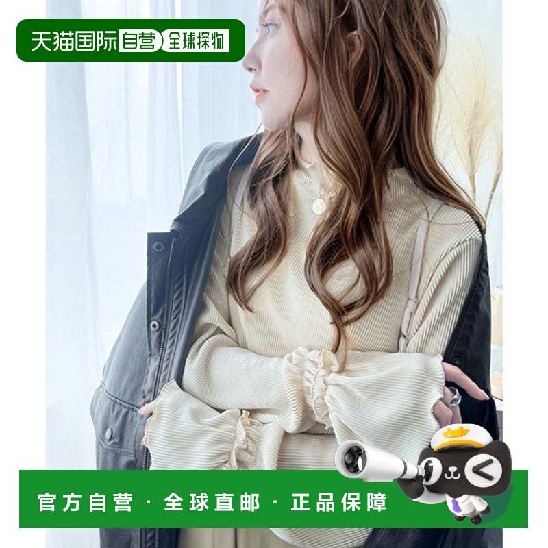 日本直邮Classical Elf 华丽显瘦的女性必备 糖果袖百褶甜瓜上衣图片