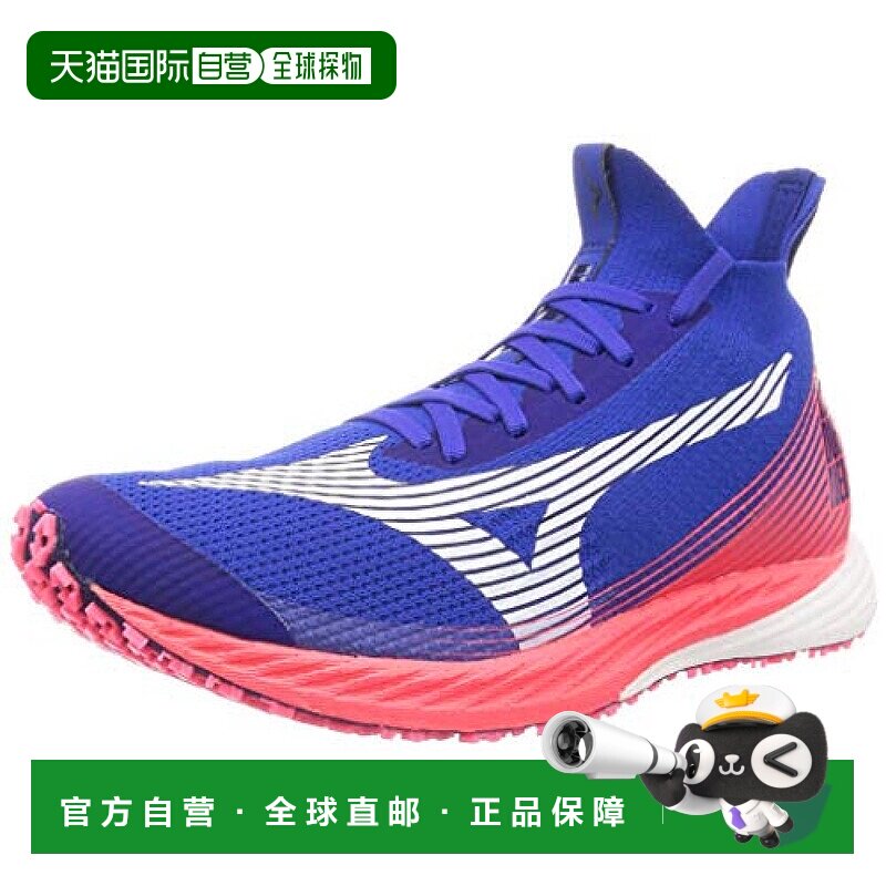 【日本直邮】Mizuno美津浓 男士跑鞋 NEO 蓝色x白色x粉色 24.5cm