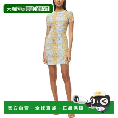 自营MISA Los Angeles Vina Dress - yellow 美国奥莱直发