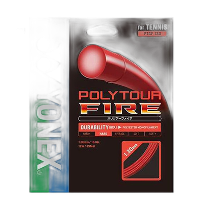 日本直邮YONEX 男女款Polytour Fire 130 网球装备网球肠 YONEX P
