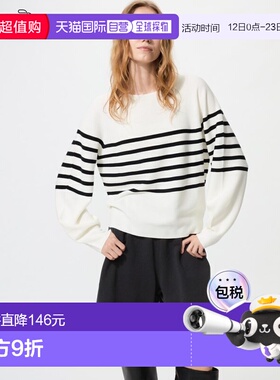 日潮跑腿UNIQLO优衣库 3D棉质圆领蓬松袖毛衣 484504