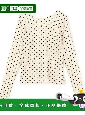 日本直邮Petit main LIEN 双向透视圆点上衣