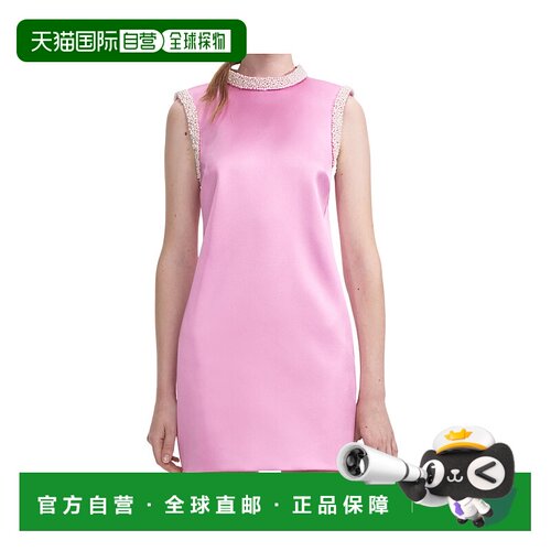 香港直邮Self-Portrait 珍珠装饰迷你连衣裙 RS25005SB