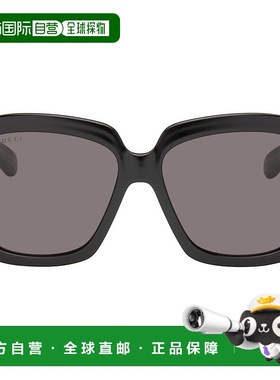 香港直邮Gucci 古驰 女士 黑色太阳镜 GG1402S black黑色 舒适时