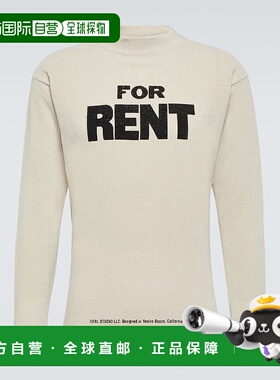 1h可退 香港直邮潮奢 Erl 男士 For Rent 毛衣 white白色 舒适时